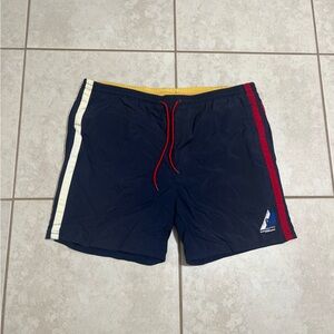 Nautica Navy Sail Boat Swim Trunks!